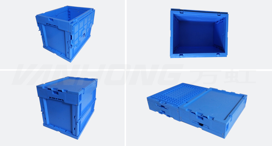 万虹塑胶－VFC4030-32折叠式塑料箱产品细节